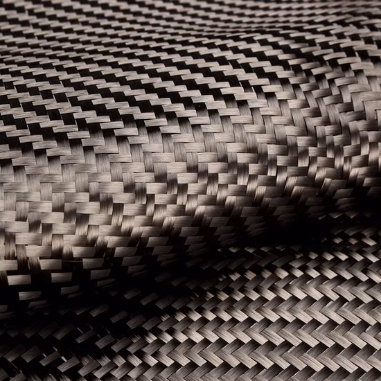 Tessuto in fibra di carbonio con trama twill 6K per racchetta sportiva