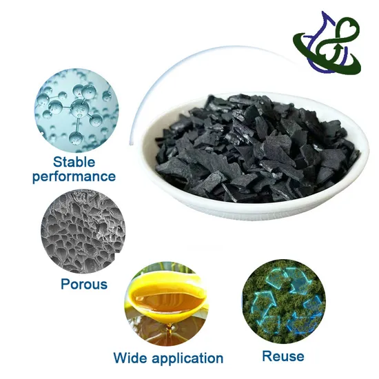 Carbone attivo da gusci di cocco ad alto valore di iodio per l'estrazione dell'oro